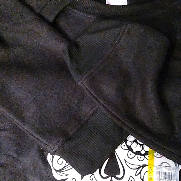 NWT NOBO No Boundaries Juniors Plush Sugar Skull Cozy Sweatshirt - Picture 6 of 8